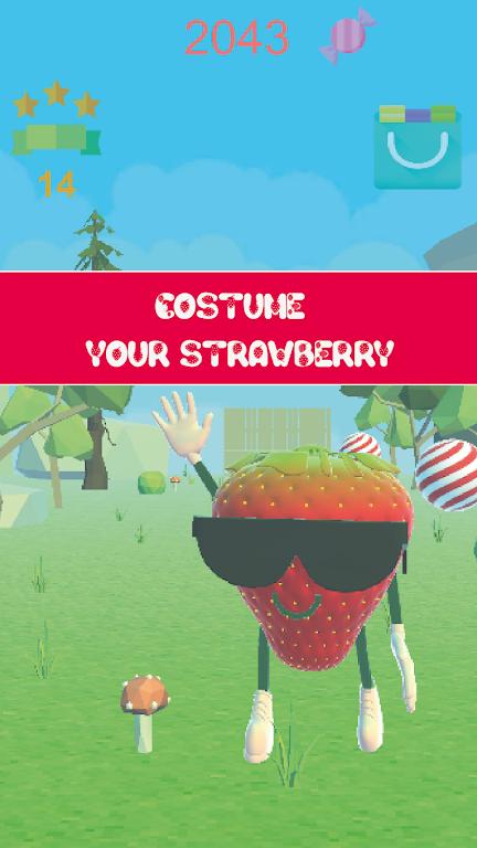 草莓热潮：奔跑3D