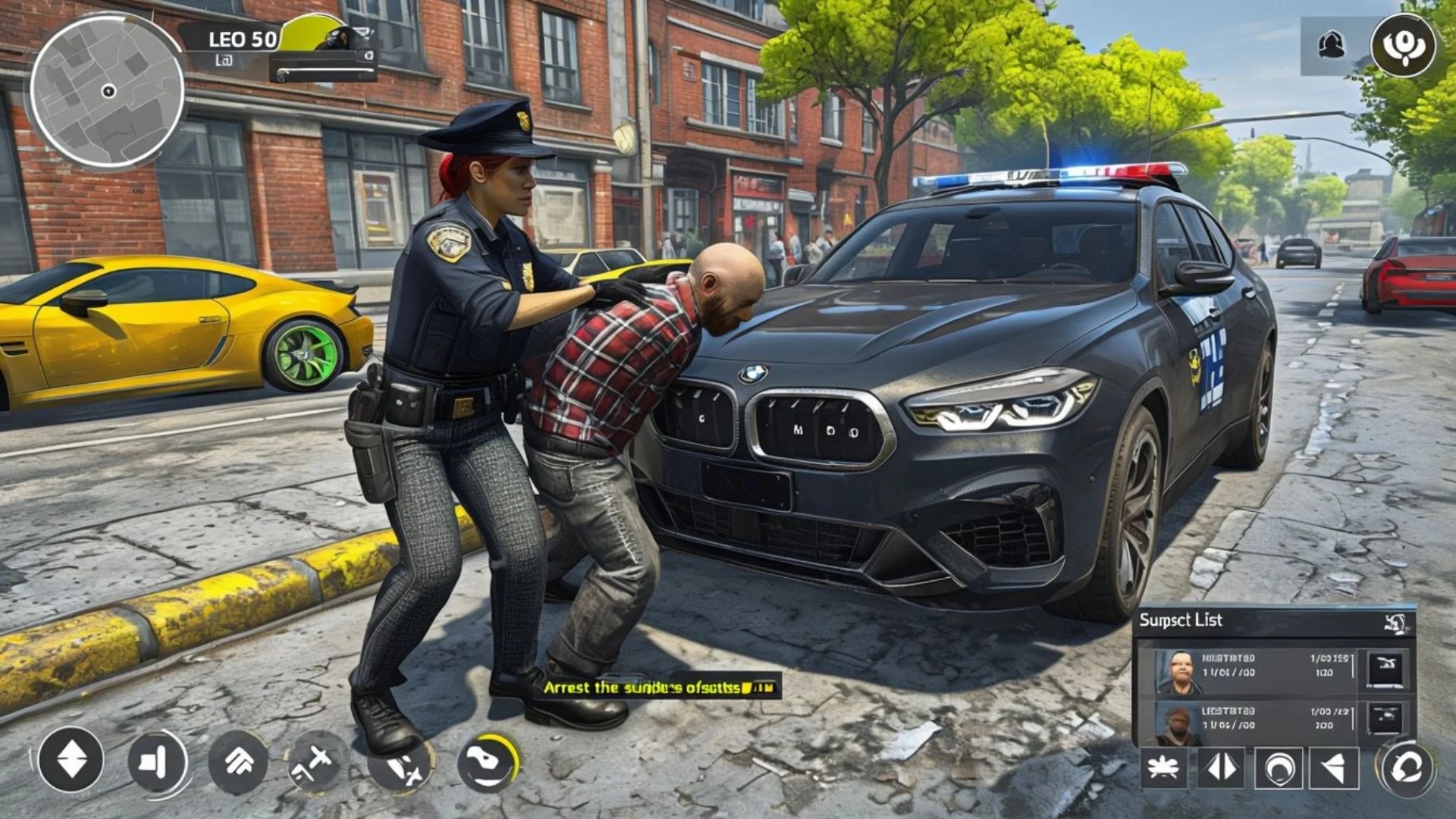 警察模拟巡逻办公室