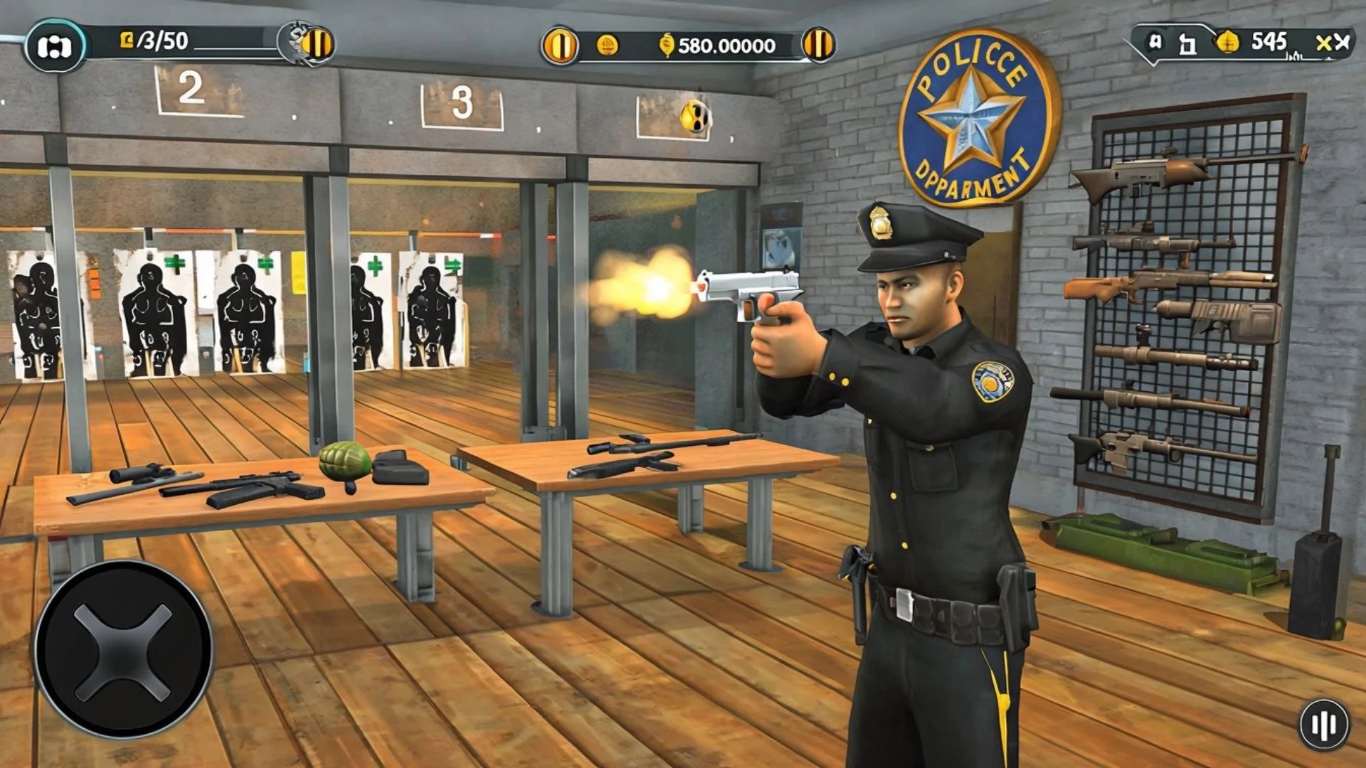 警察模拟巡逻办公室