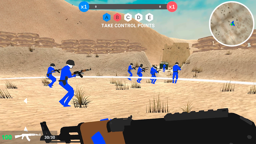 指挥战：红VS蓝