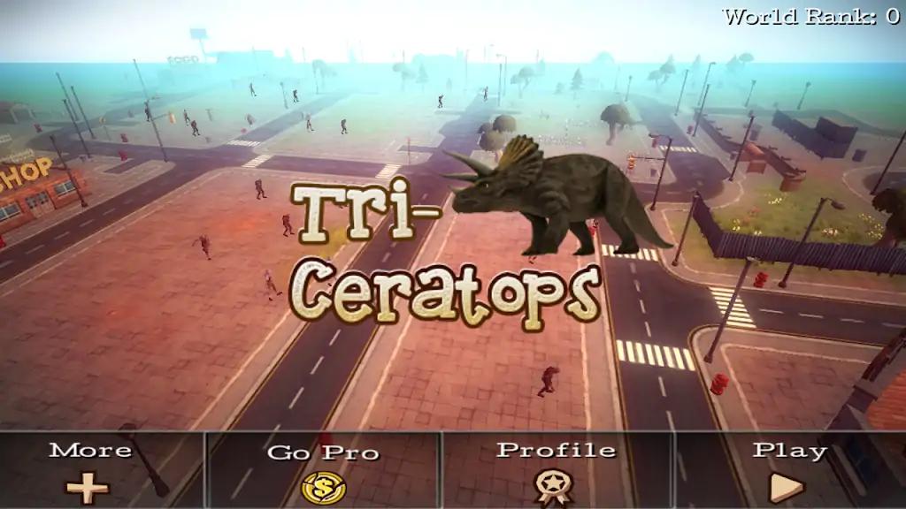 三角龙3D恐龙