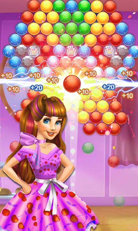 美丽女孩化妆泡泡 美丽女孩化妆泡泡