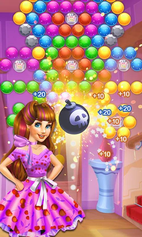 美丽女孩化妆泡泡 美丽女孩化妆泡泡