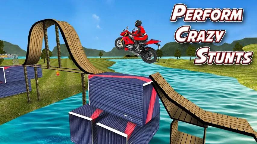 重型自行车过河冒险