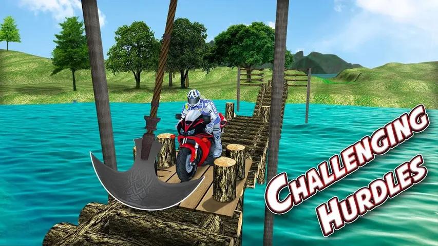 重型自行车过河冒险