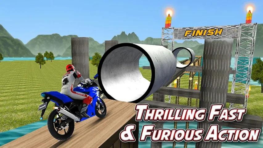 重型自行车过河冒险