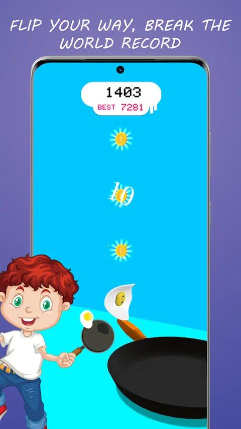 翻转鸡蛋Snapchat