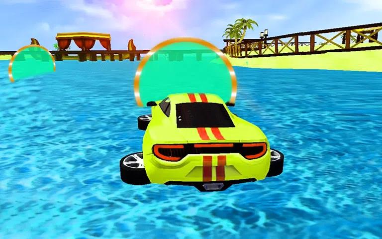 漂浮的汽车冒险-水冲浪特技种族 漂浮的汽车冒险-水冲浪特技种族