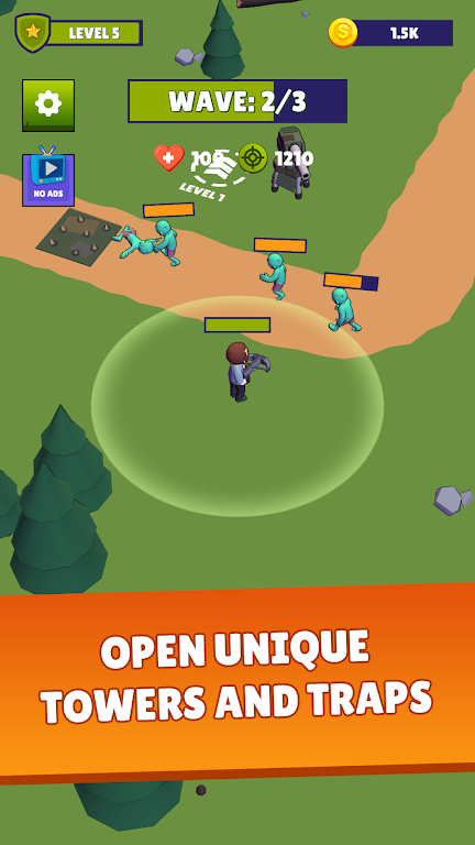 僵尸滚出去！塔防