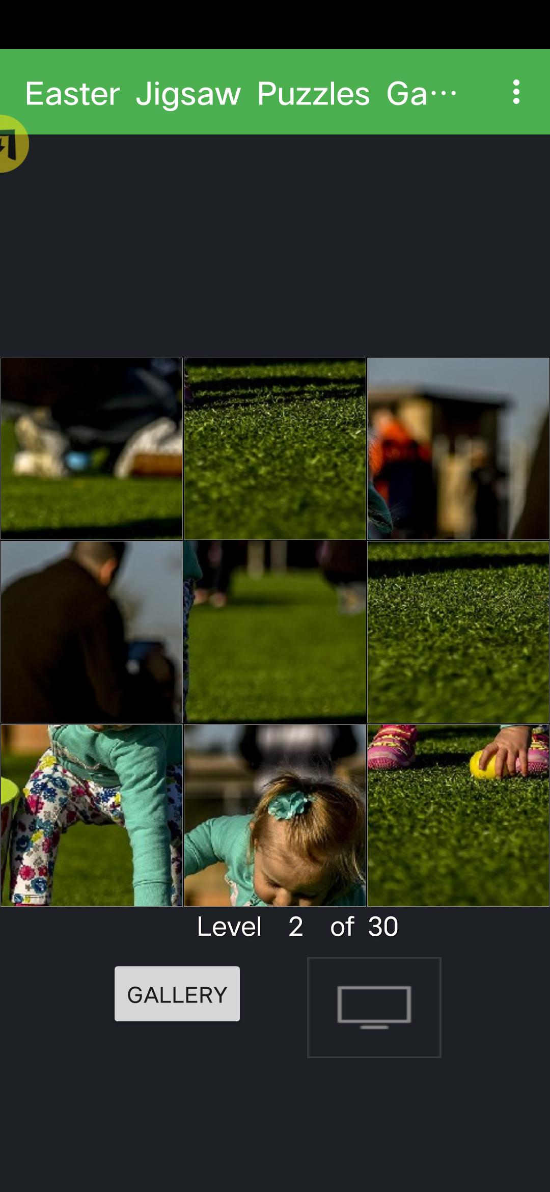 复活节拼图游戏