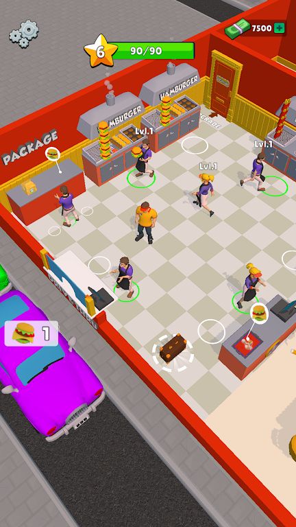 闲置餐车风味:汉堡