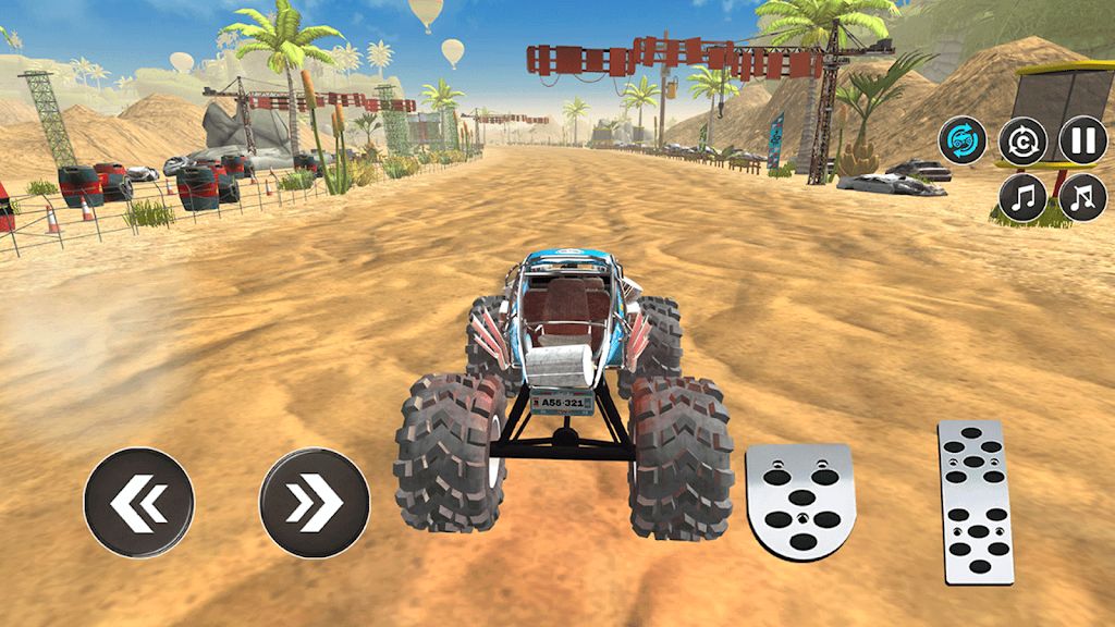 怪物卡车越野3D