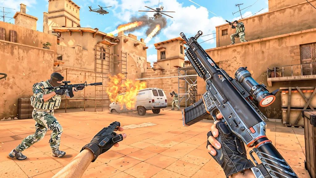 现代枪FPS射击游戏