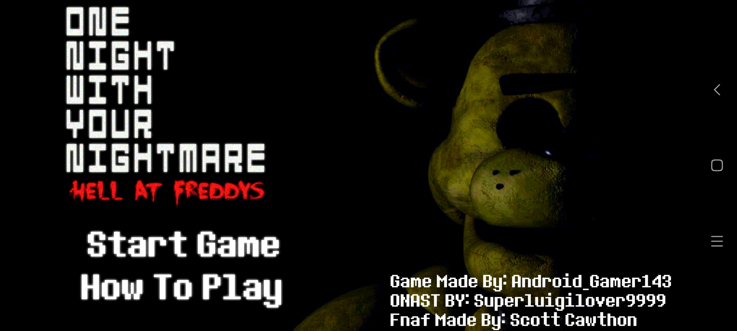 玩具熊的午夜后宫：弗雷迪的梦魇之夜