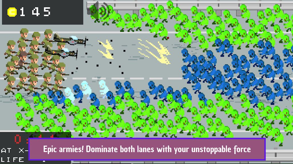 僵尸车道闪电战