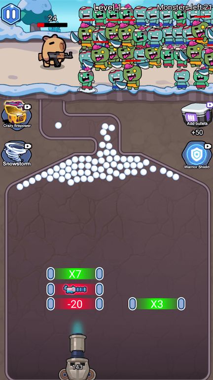 雪球子弹倍增器