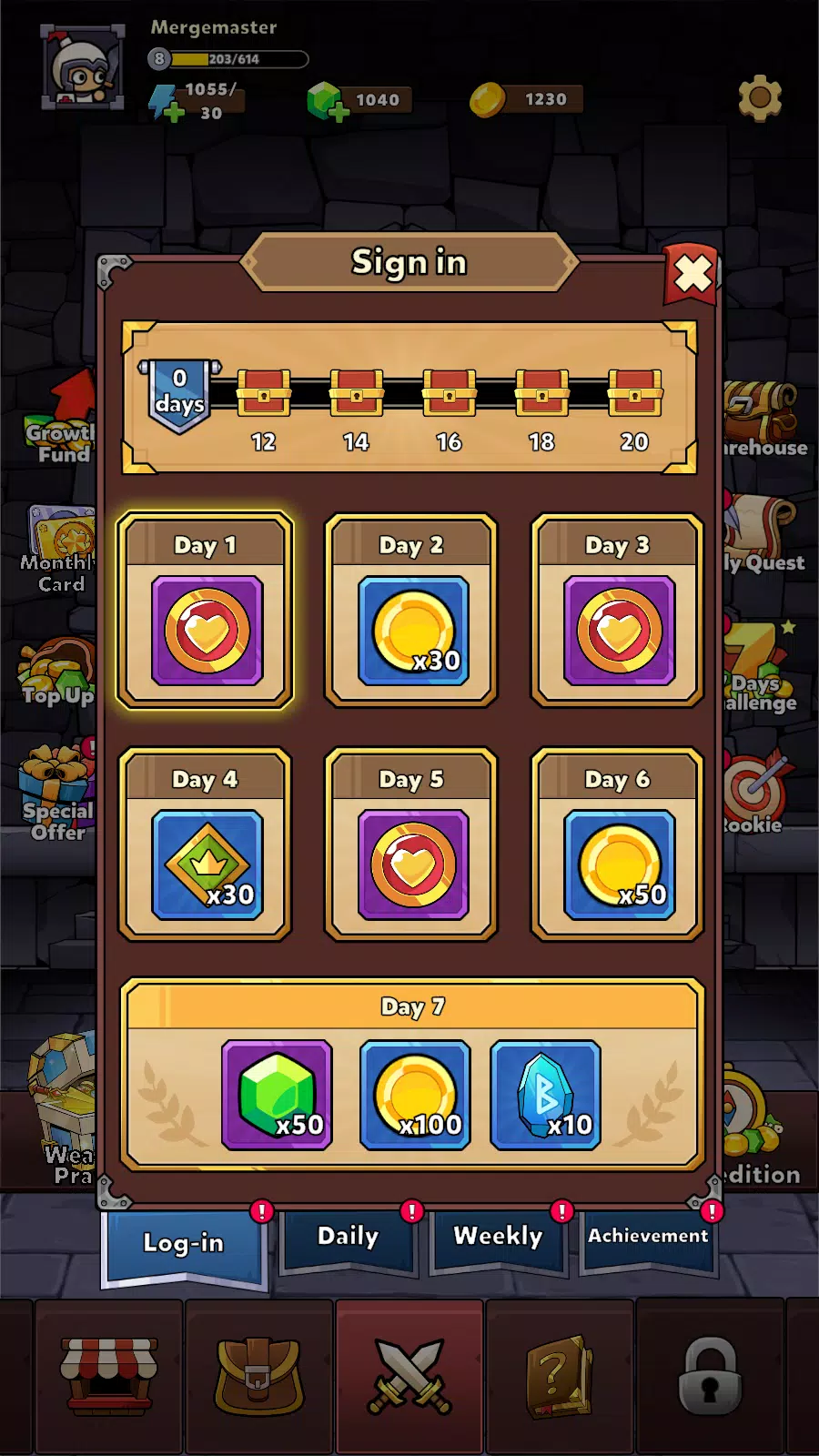 装备战士(辅助菜单)