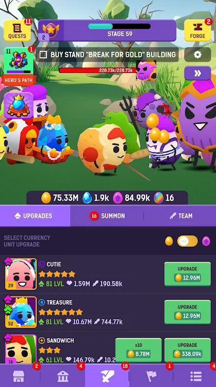 蛋族纷争：放置英雄传