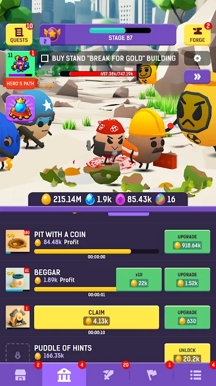 蛋族纷争：放置英雄传