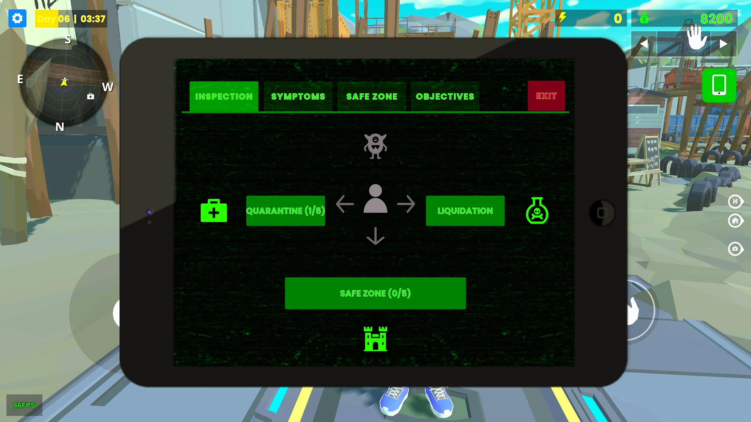 边境检察：最后区域