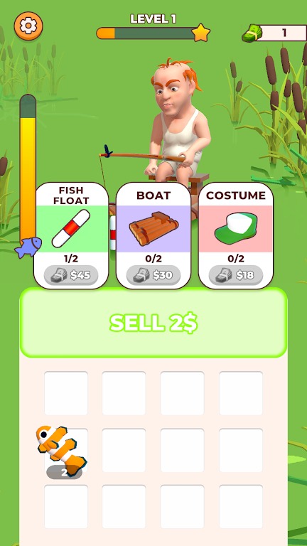 穷渔夫:鱼群合并点击