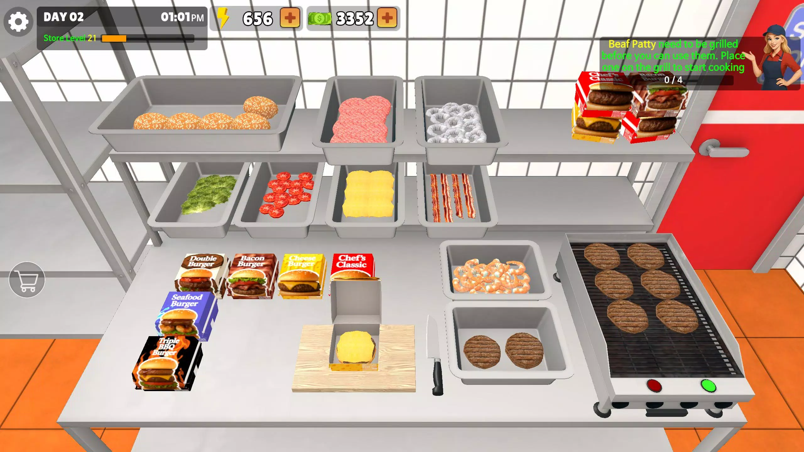 我的汉堡屋模拟器汉化版