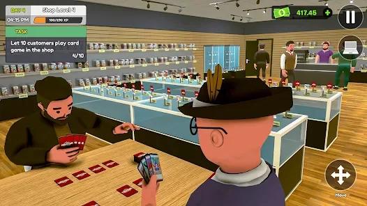 TCG多人卡牌商店模拟游戏