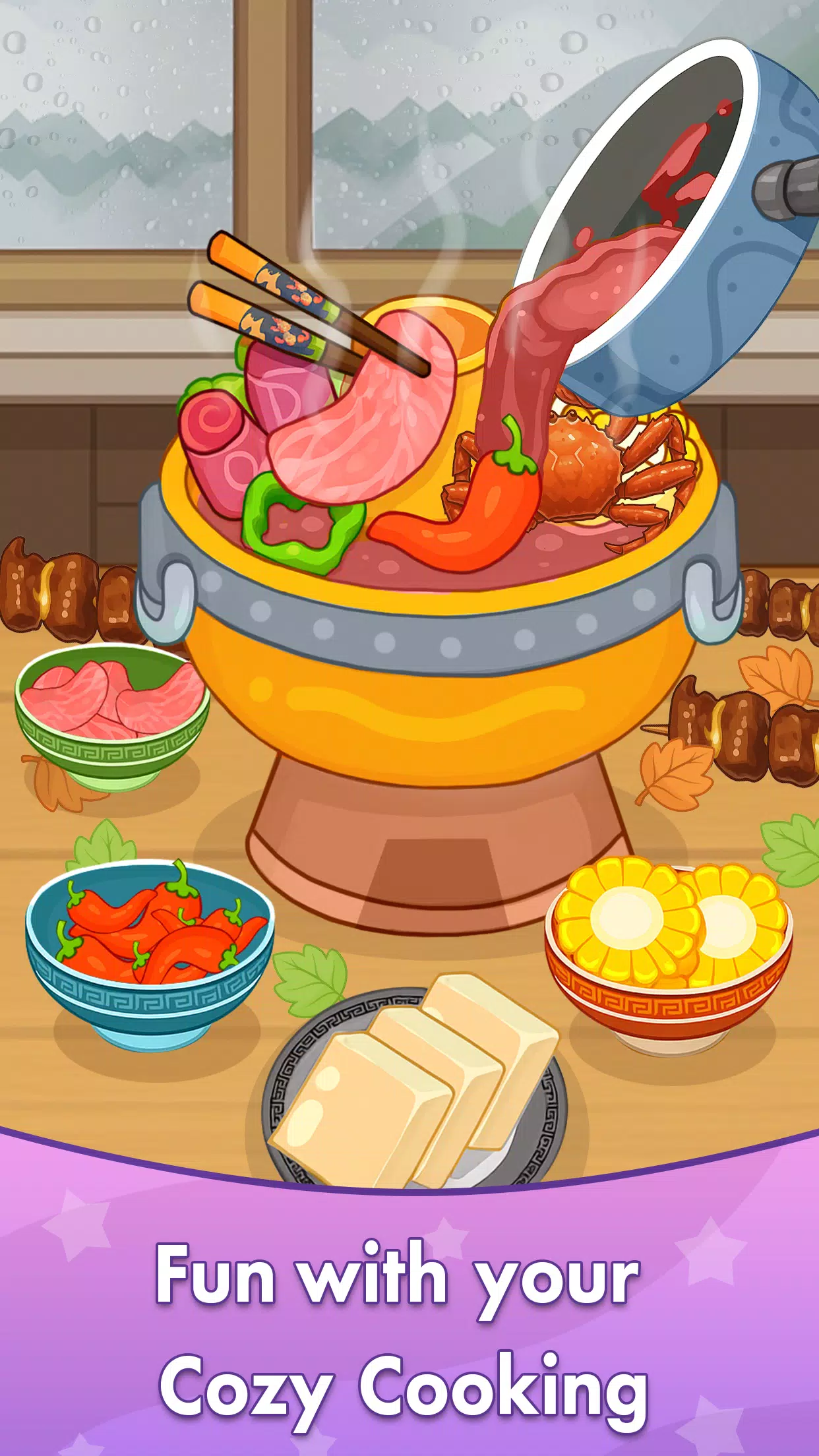 舒适厨房烹饪ASMR