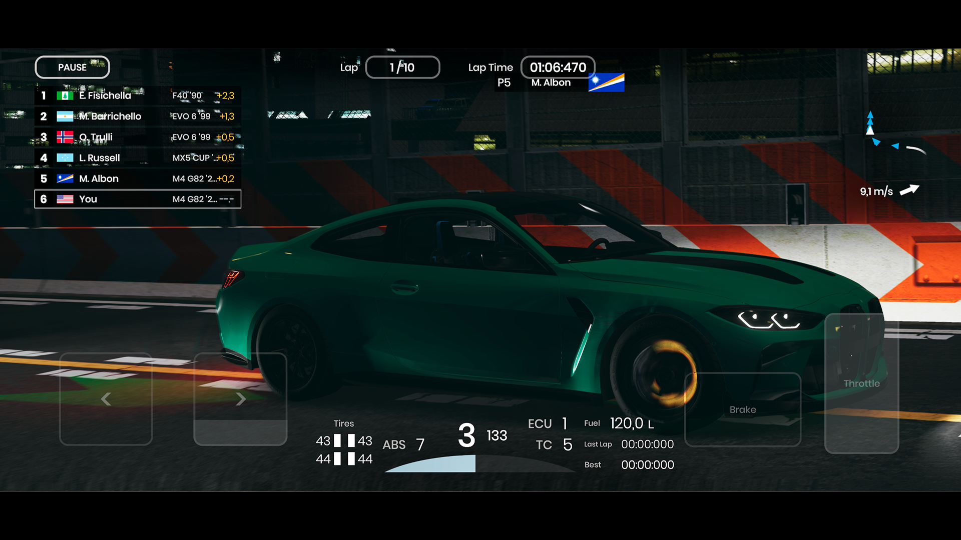 极速赛道汉化版(辅助菜单)