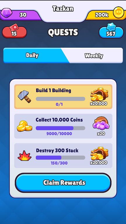 落下堆叠球：生存