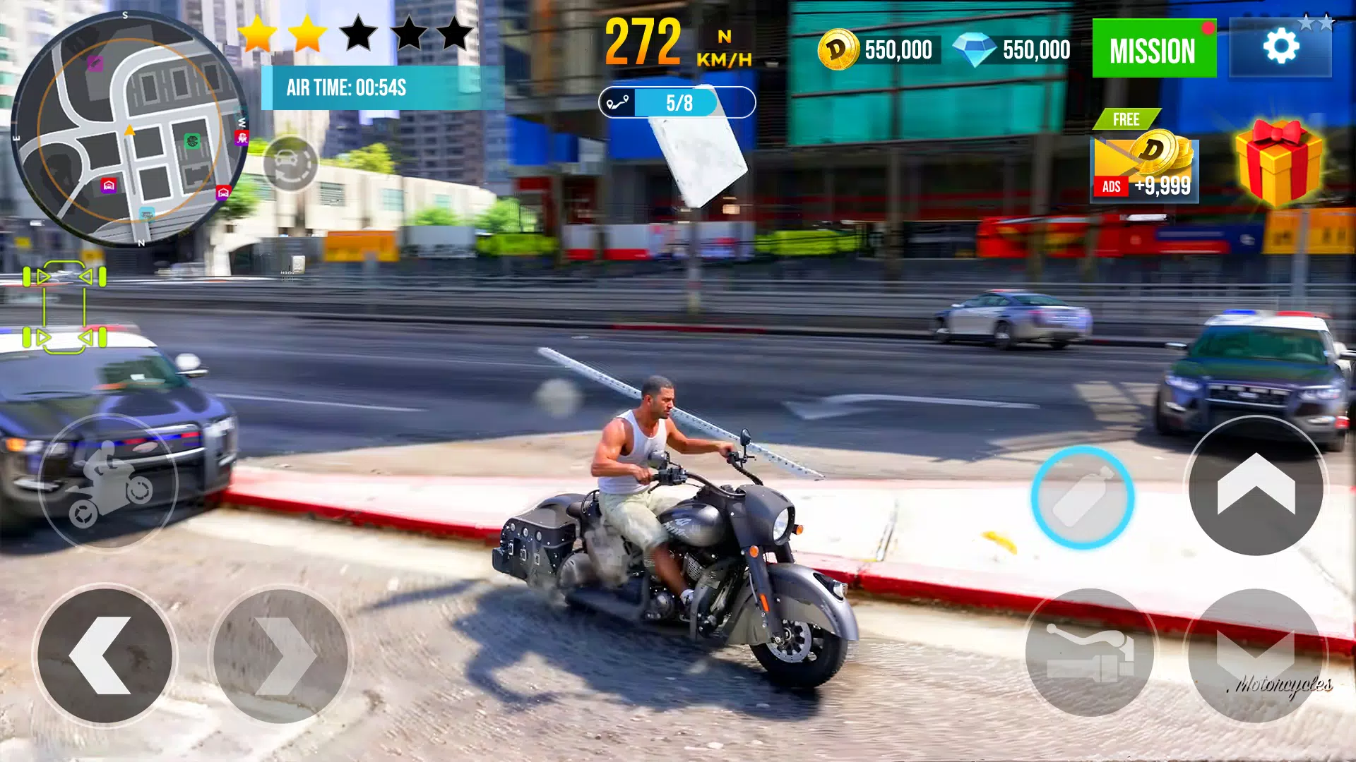 摩托竞速：驾驶模拟器