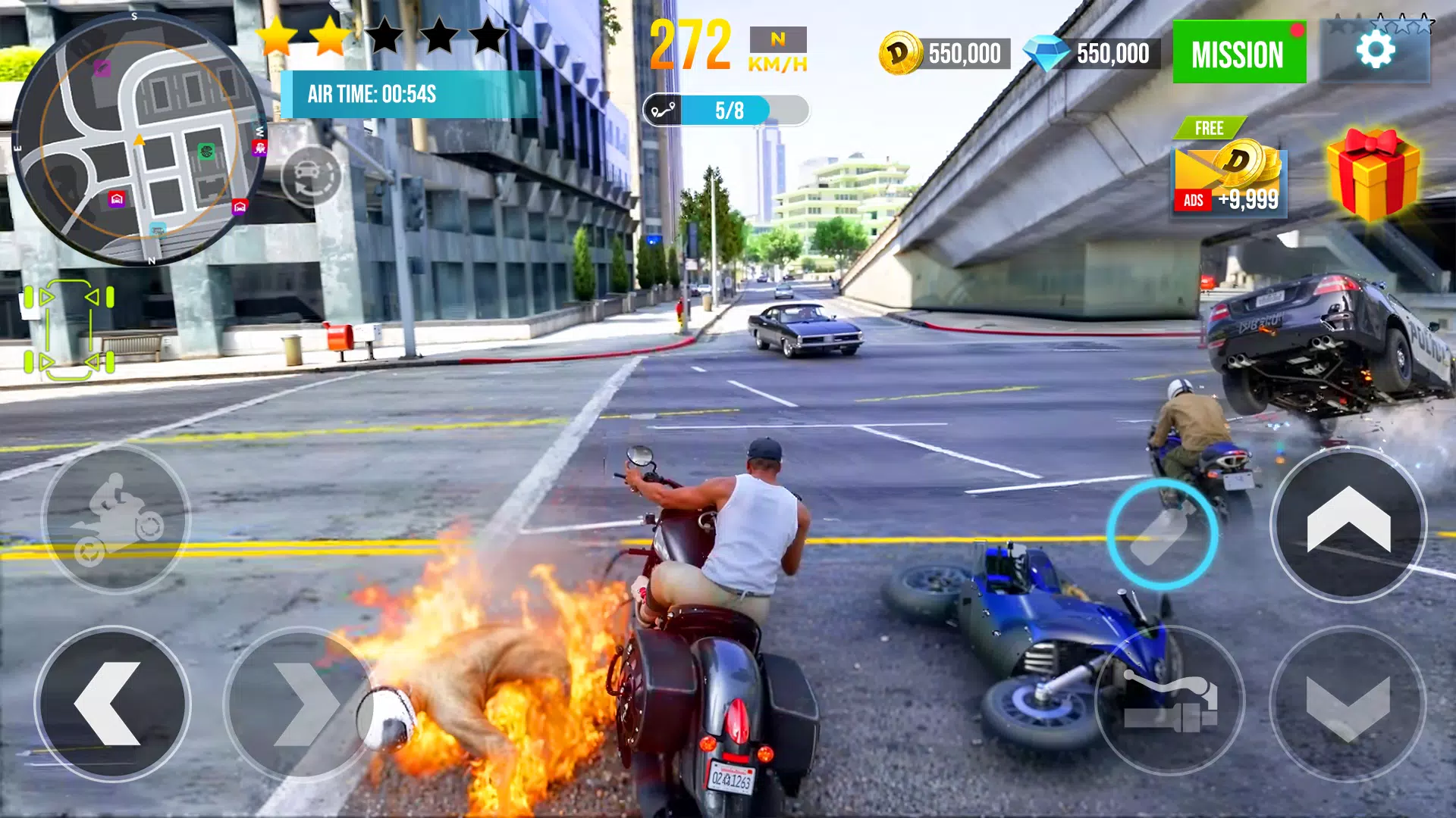 摩托竞速：驾驶模拟器