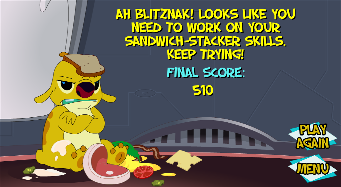 鲁本的三明治堆叠挑战