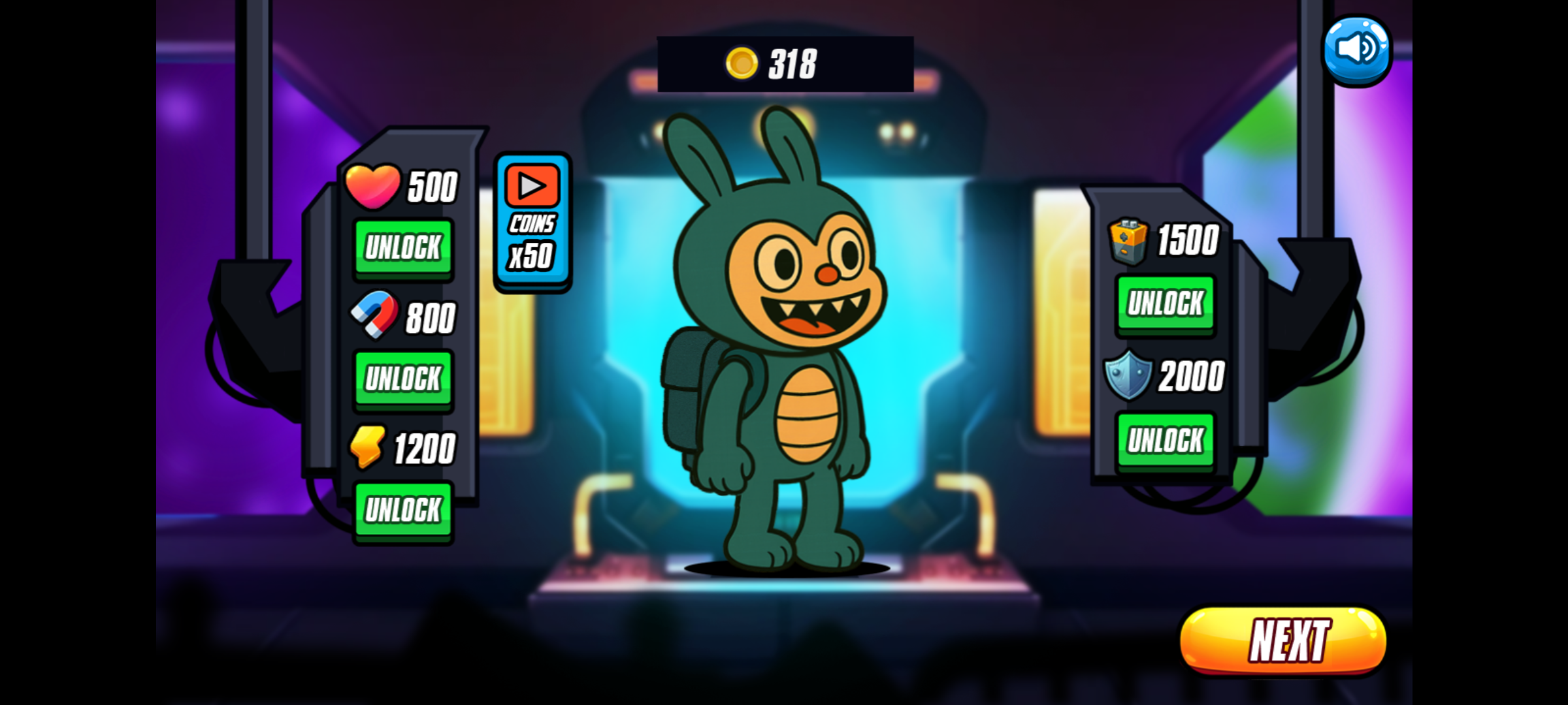 拉布布喷气背包跑酷