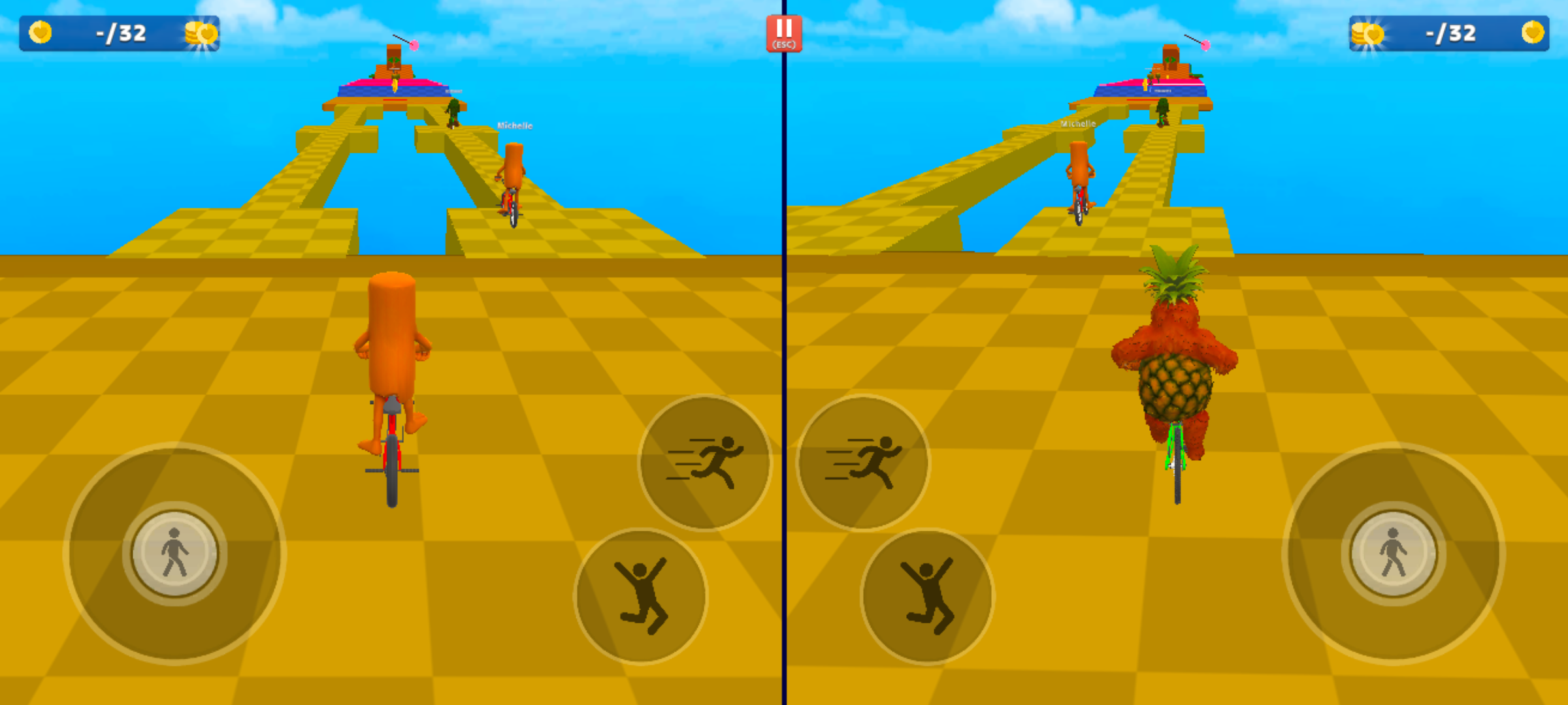 意大利脑腐自行车赛（双人游戏）