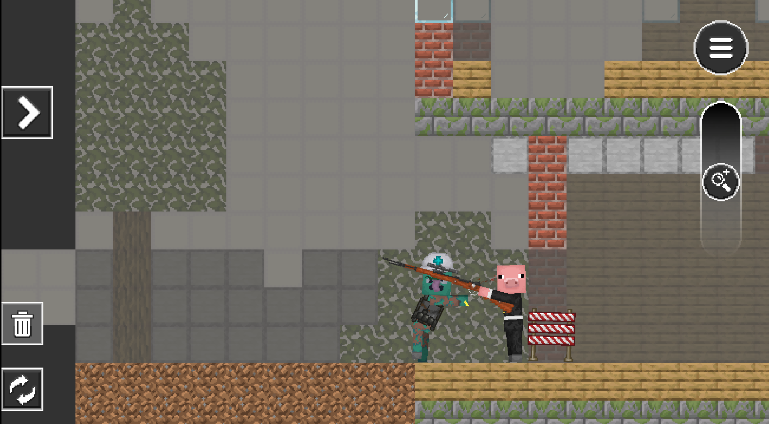 火柴人僵尸游乐场