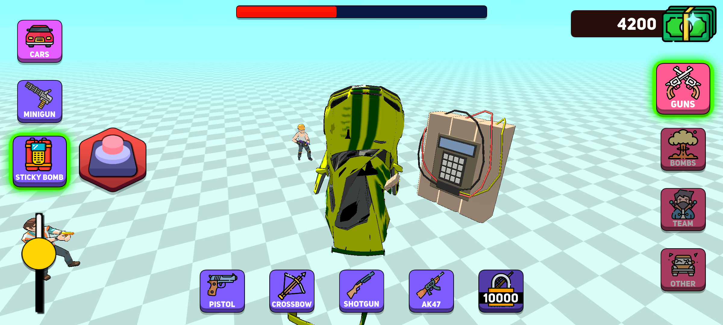 汽车粉碎模拟器