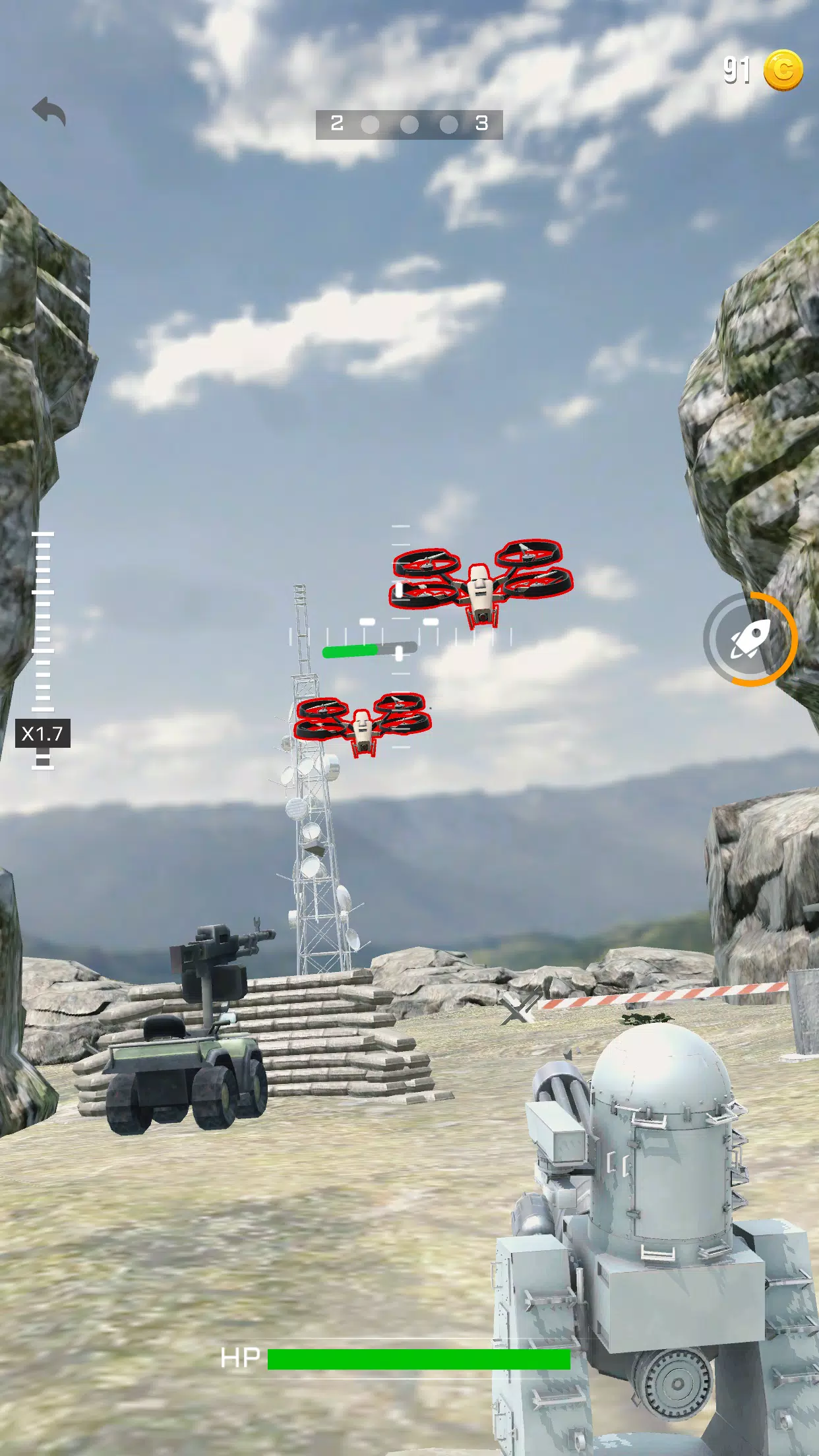 陆基密集阵炮台