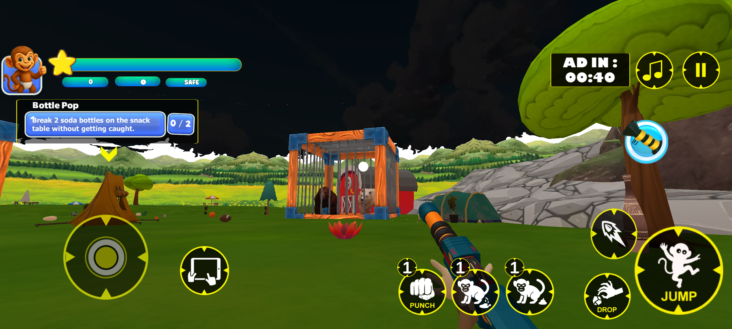 淘气的猴子 淘气的猴子