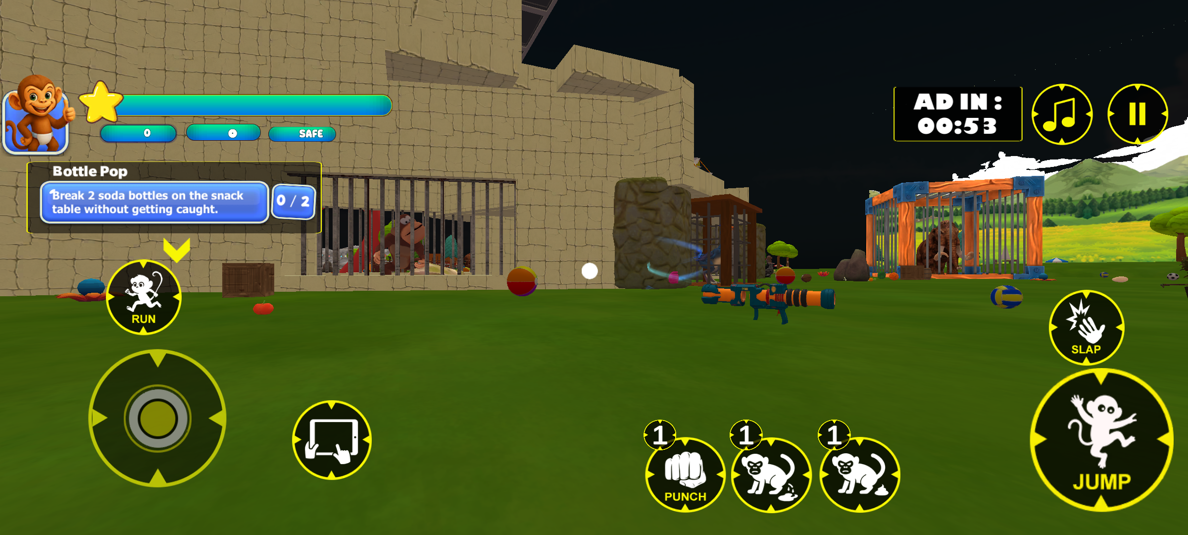 淘气的猴子 淘气的猴子