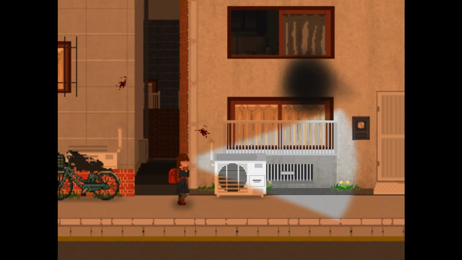 夕阳下的回家路