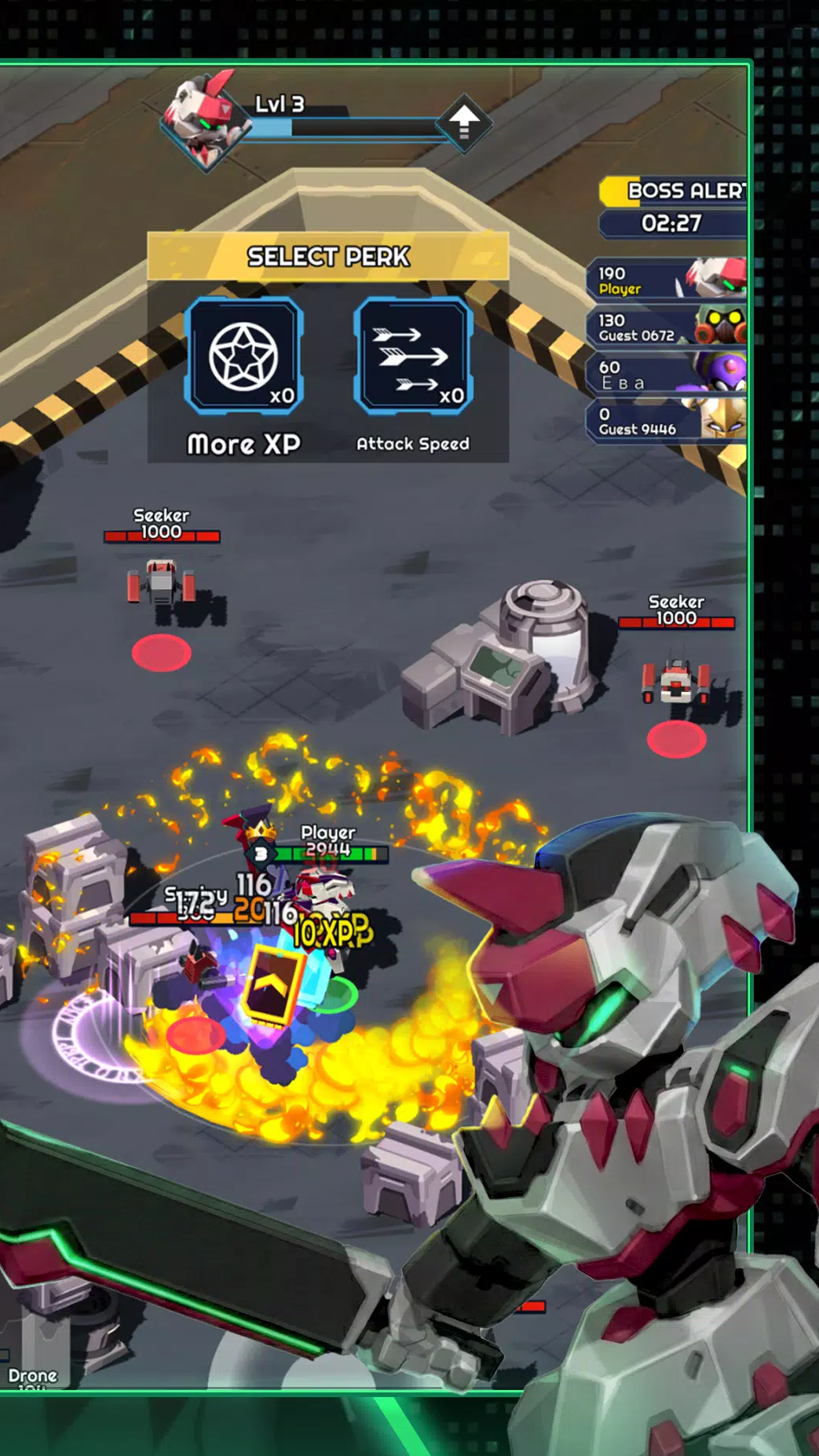 机器人竞技场(辅助菜单) 机器人竞技场(辅助菜单)