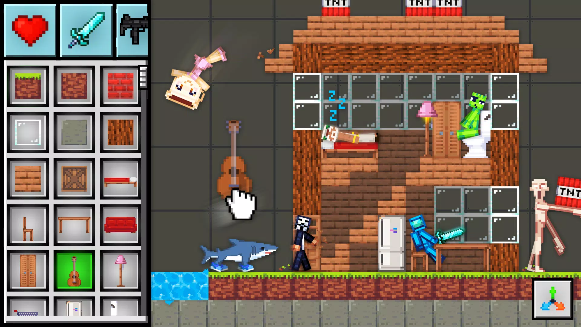 甜瓜工艺：布娃娃沙盒