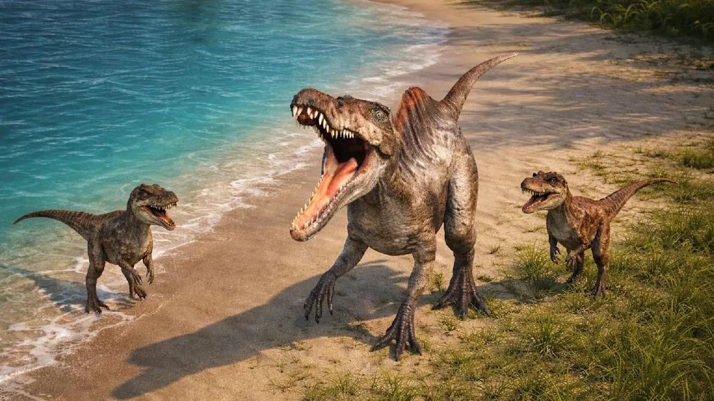 侏罗纪原始恐龙模拟