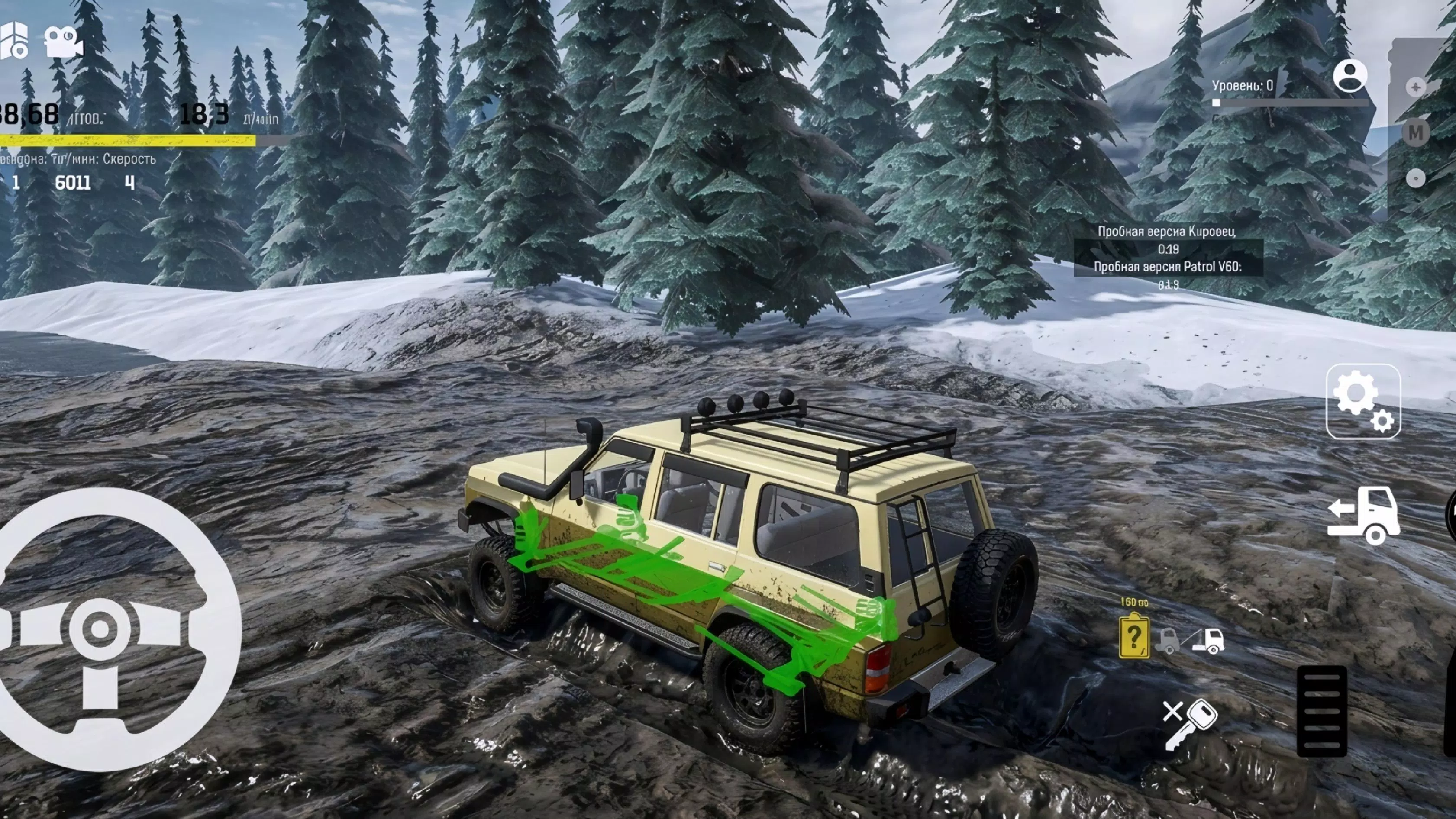 雪地泥泞越野车