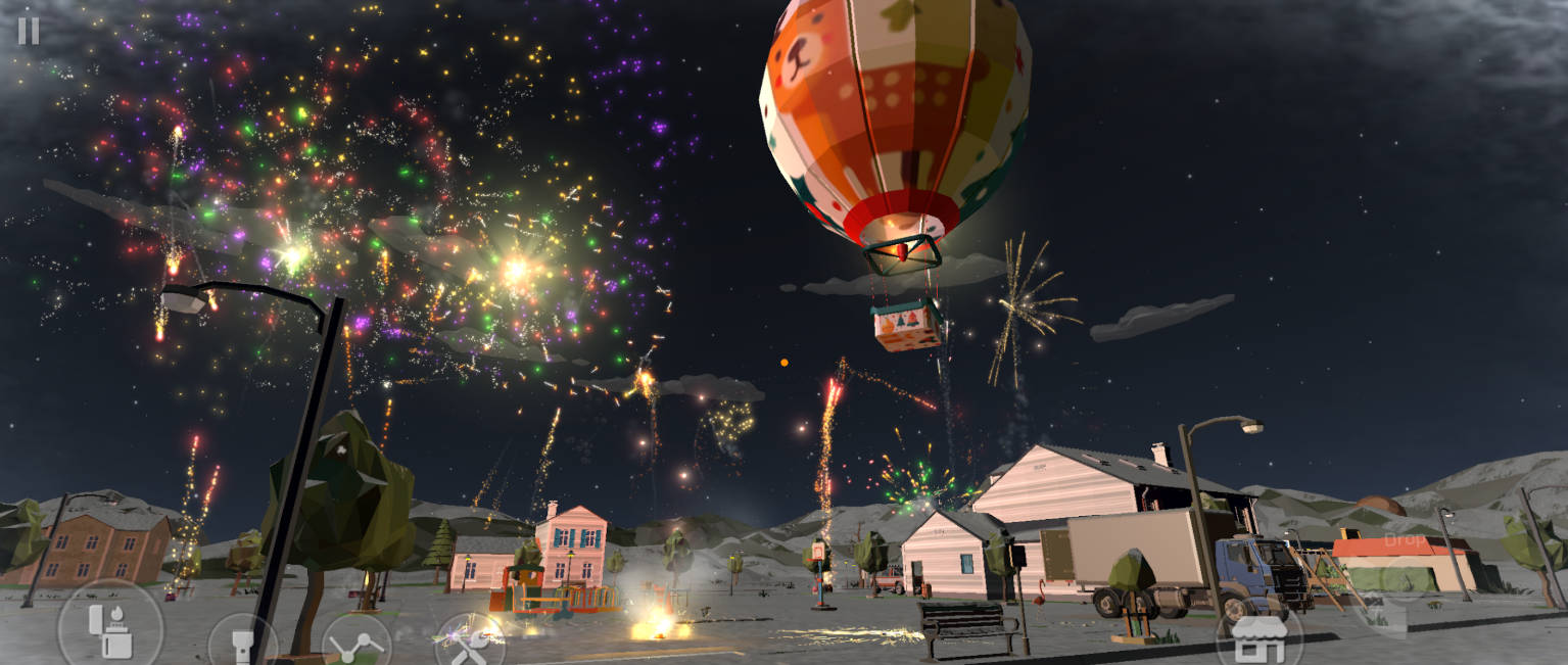 烟花沙盒模拟器汉化版(辅助菜单)