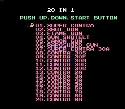 超级魂斗罗20合1（美版）