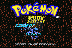 口袋妖怪命运红宝石 统治的传说（美版）