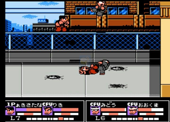 热血格斗传说 乱舞地图修改版（日版）