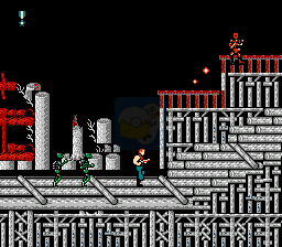 魂斗罗2 恐怖片地形改版（美版）